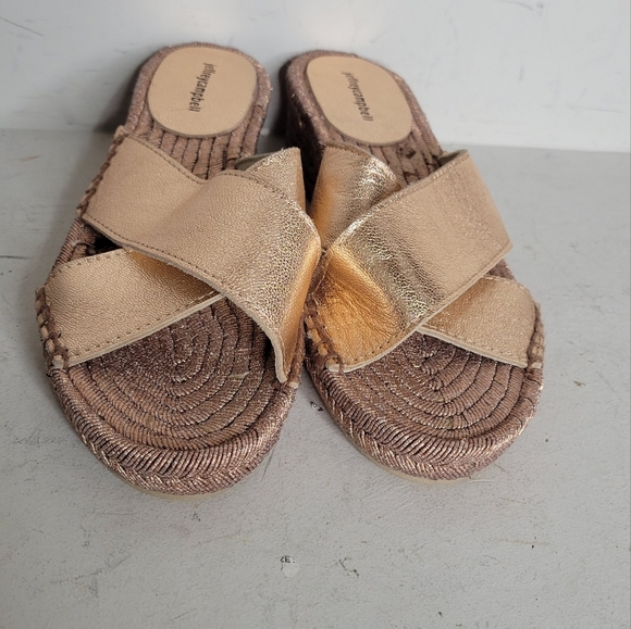 Jeffrey Campbell Monada Espadrille Slides SZ 8 - Picture 2 of 6